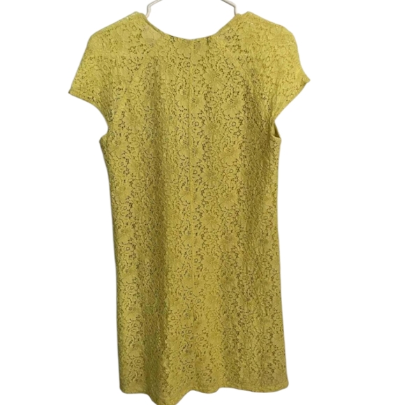 Zara Yellow Lace Dress - Picture 4 of 6